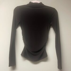 Timing Black Long Sleeve Women's Top